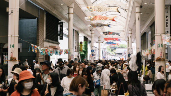 一宮本町商店街のお祭り「杜の宮市」