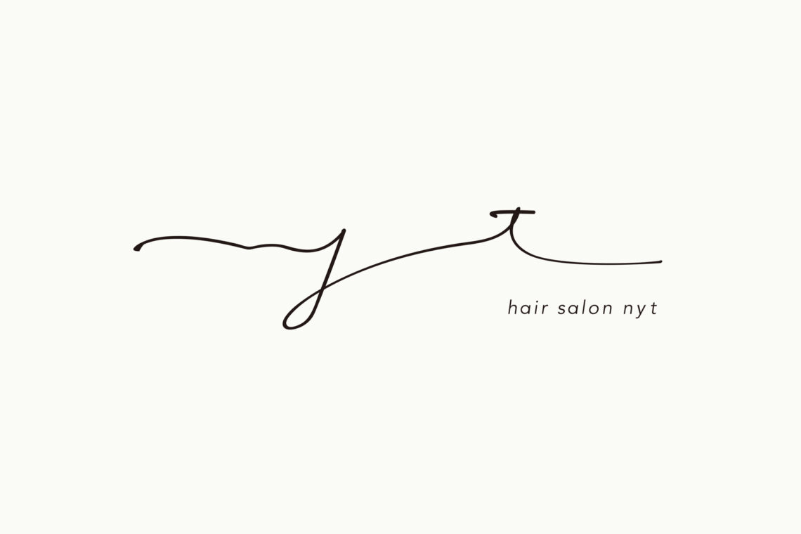 hair salon nyt ロゴ・サイン デザイン制作